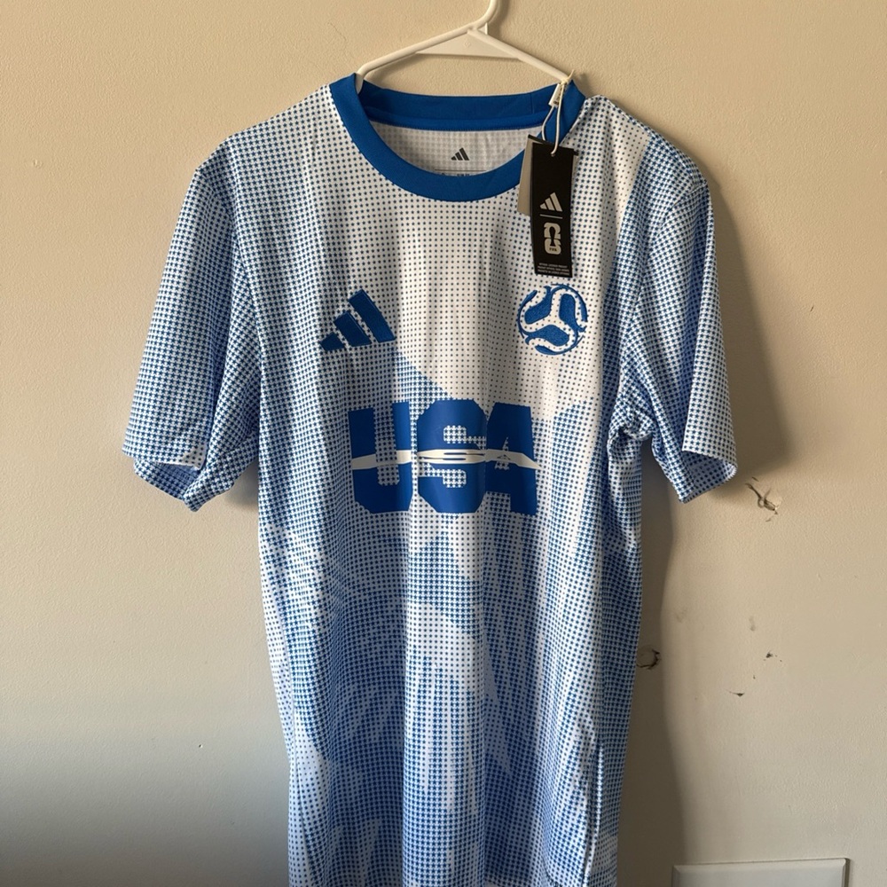 Men’s adidas Team USA 2026 World Cup Soccer Jersey Sz S - Blue NWT RARE